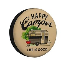 Spare Tire Cover Weatherproof Universal Wheel Protectors for RV 15 inch Camper