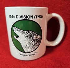 NEW- 104th DIVISION  TIMBER WOLVES Coffee Cup
