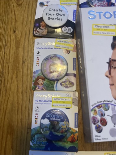 Story phones Shield Lingokids Storytelling HEADPHONES LOT Disney Pixar New - Picture 9 of 15