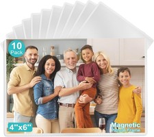 Magnetic Picture Frame, 10 Pack Magnetic Photo Frames for Refrigerator 4"x6" Mag