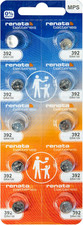 392 SR41W Batteries - 1.55V Silver Oxide 392 Watch Battery 10 Count
