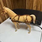 Marx Johnny West Buckboard Horse Thunder Bolt Horse With Some Attachments