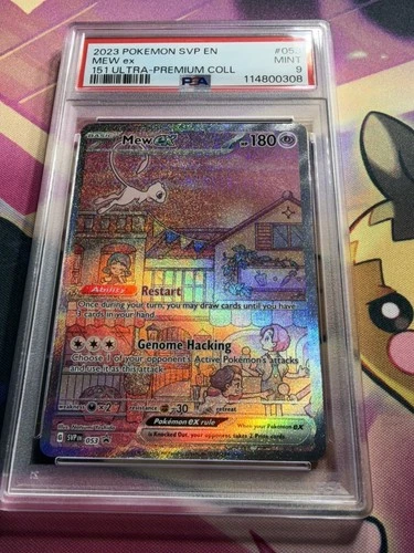 2023 POKEMON SVP EN-SV BLACK STAR PROMO 151 ULTRA-PREM COLL #053 MEW EX PSA 9