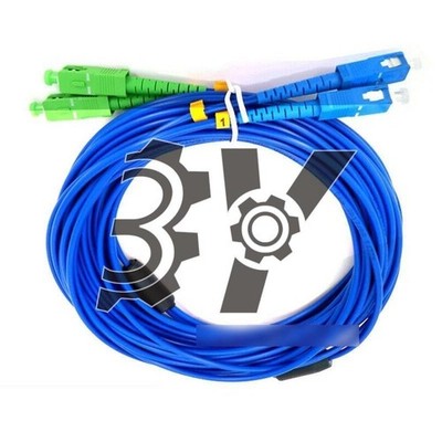 5M Duplex Fiber Optic Patch Cord Armored Cable SC/UPC-SC/APC Single-Mode 9/125 *