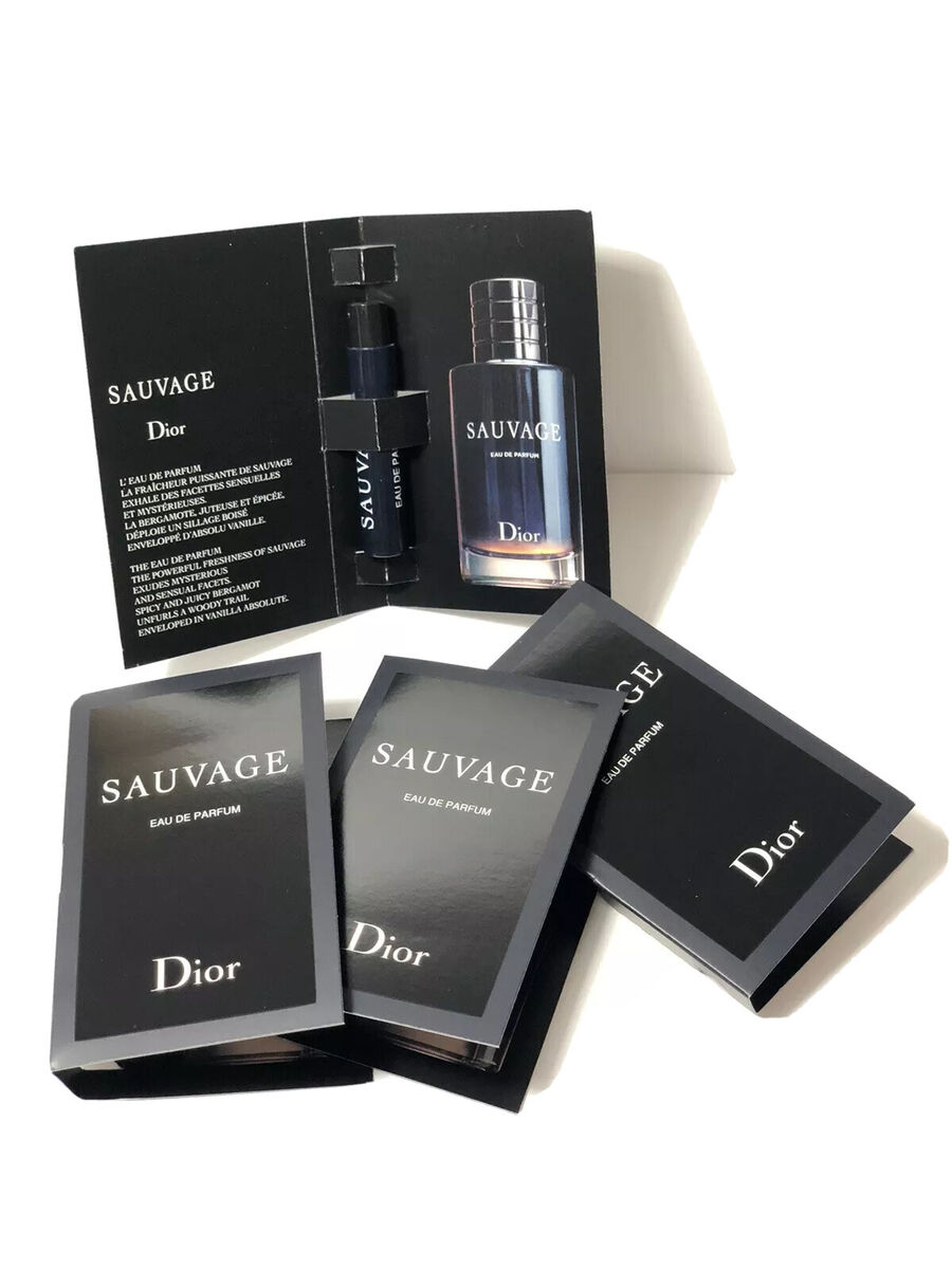 Dior Sauvage Sample-Vials EDP for Men 4 PCS 0.03oz /1 ml-NEW Dior Sauvage Sample-Vials EDP for Men 4 PCS 0.03oz /1 ml-NEW