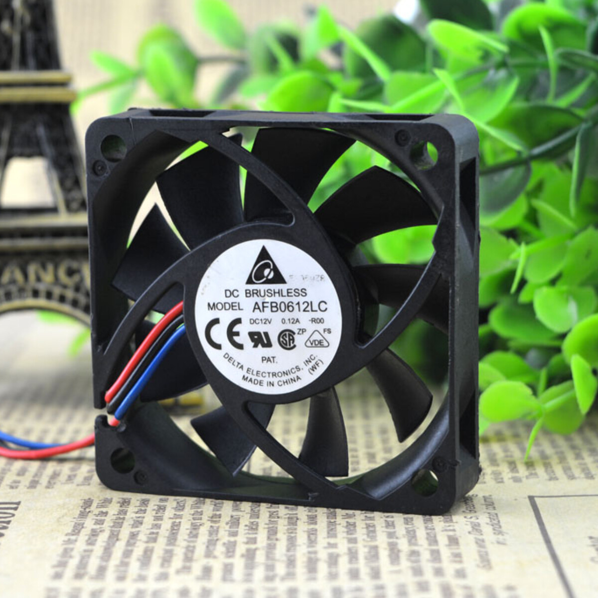 DELTA 6cm 6013 12V 0.12A AFB0612LC Inverter Chassis Cooling Fan
