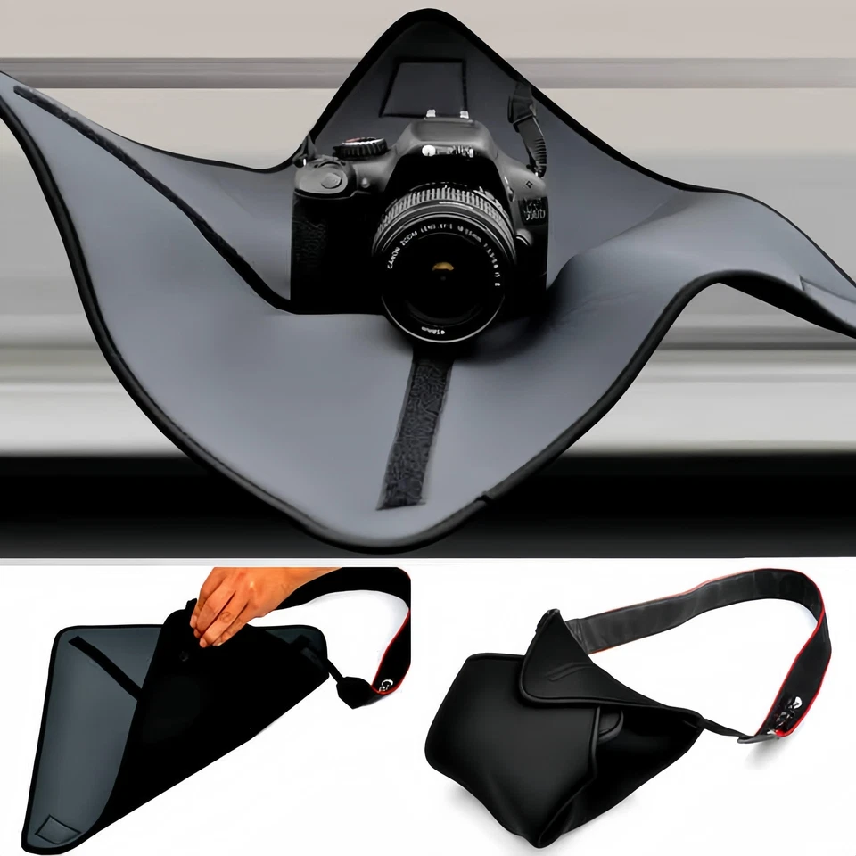 Camera Lens Cloth Protective Foldable Wrapping Cover for DSLR Camera Photography - Image 2 of 4