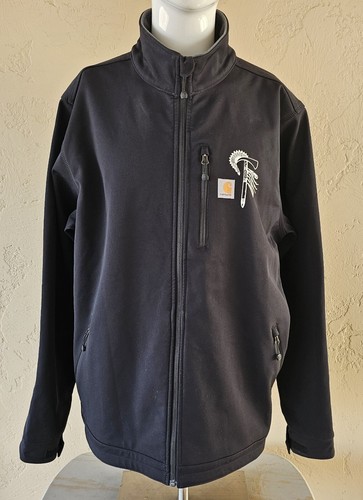 War Path UTV CARHARTT Crowley Rain Defender 2XL TALL Black Softshell Jacket Coat - Picture 2 of 19