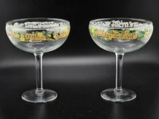Margaritaville “It’s 5 O’clock Somewhere” Margarita Long Stem Cocktail Glass (2)
