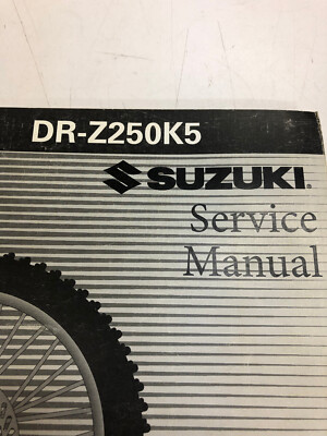 エル Suzuki DR-Z250K5 Service Repair Shop Workshop Manual FACTORY
