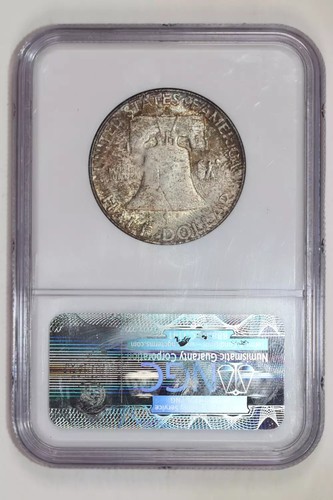 1951-D FRANKLIN HALF DOLLAR NGC MS65 FBL - Picture 2 of 2