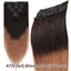 thumbnail 32 - 7pcs 15" 18" 20" 22" Clip In Remy Real 100% Human Hair Extensions Full Head N206