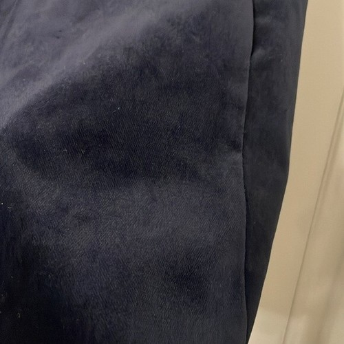 EUC Theory Dress Womens 0 Navy Blue Velvet V Neck Thick Strap Mini Length Preppy - Picture 3 of 9