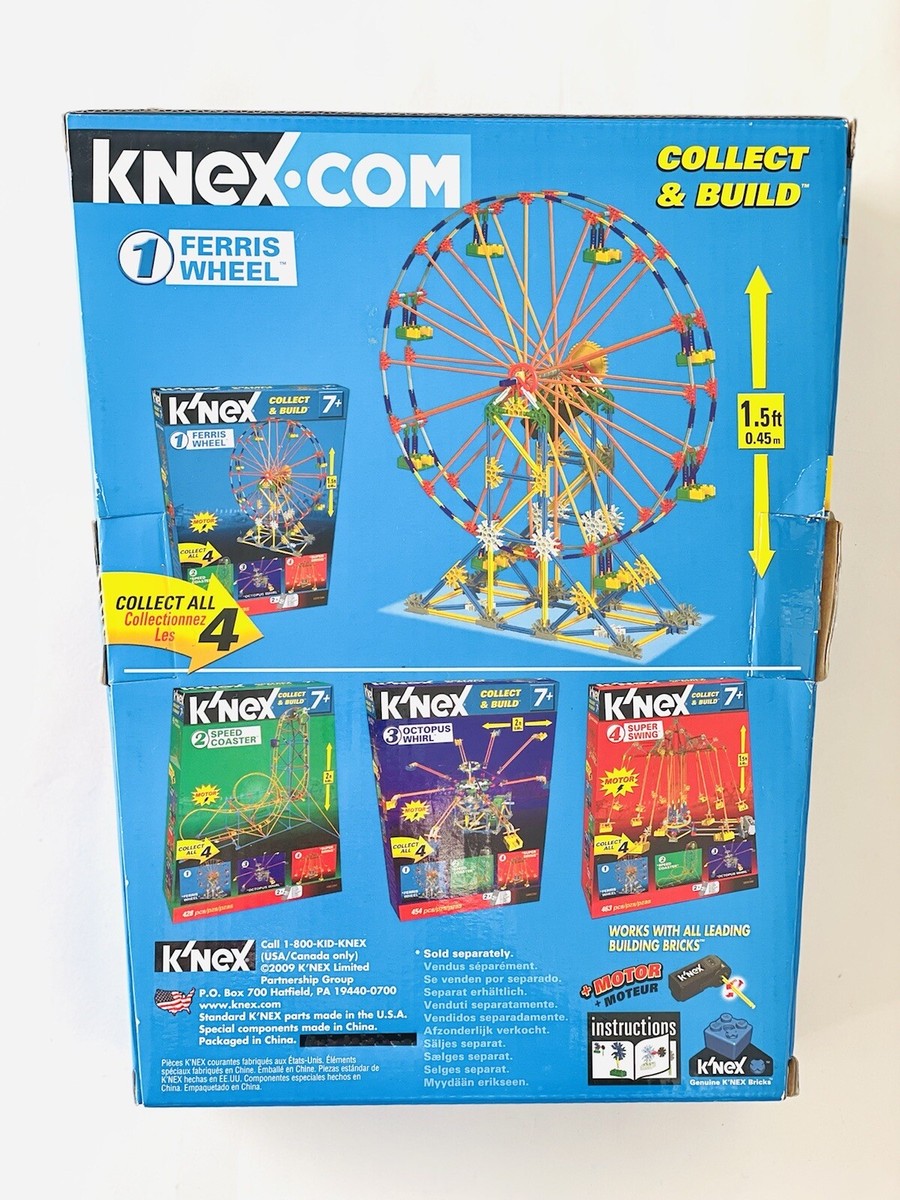 K'nex Knex Ferris Wheel Series 1 Collect Build Amusement Park 478