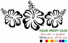 HIBISCUS FLOWER HAWAII 3 Vinyl Decal Sticker Car Window Bumper Wall Laptop 10"