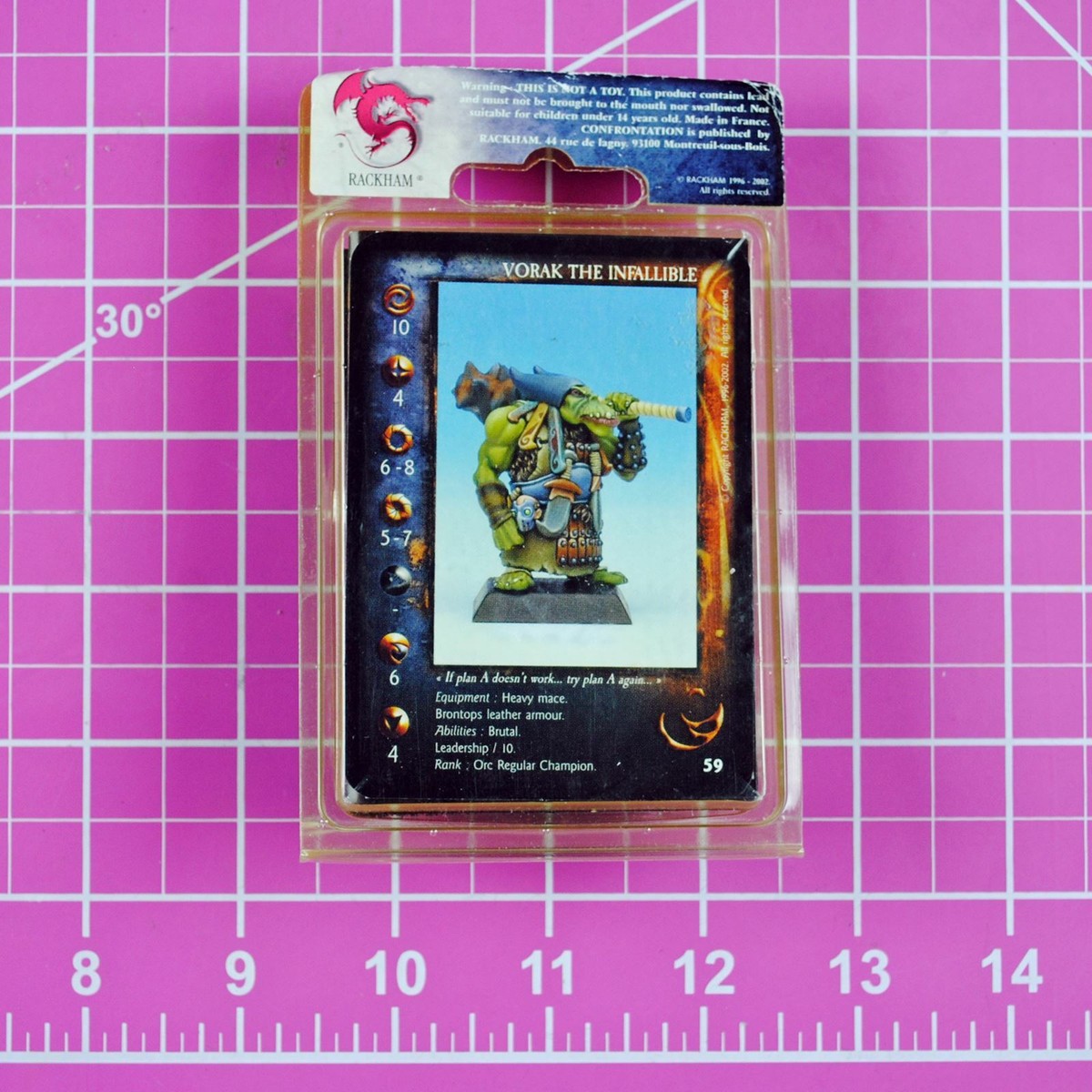 Boîte Orc War Staff – Rackham Confrontation (édition Espagnole, OOP, Neuve Sous Cellophane)