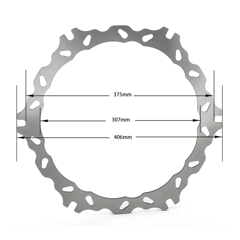 1PC Front Brake Rotor For BUELL XB9R XB12R Firebolt Lightning XB9S XB12S XBRR Foto 4 de 4