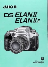 French CANON EOS ELAN II / ELAN IIE Instruction book