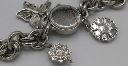 Analog Quartz Watch Tinker Bell Disney Silver Metal Charms Disney Accutime used - Picture 16 of 18