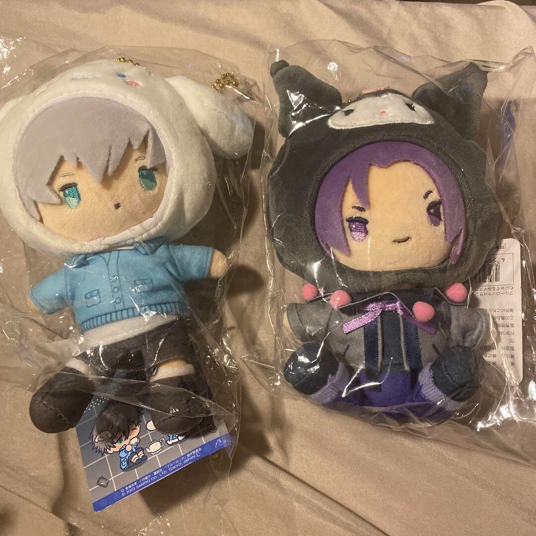 Blue Lock Sanrio Munyugurumi Reo Mikage Seishiro Nagi Plush Doll Set of 2 NEW
