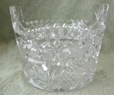 Vintage Cut Crystal Ice Bucket