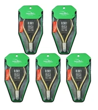 Nghia - Hard Golden Steel Cuticle Nipper D.501 Full Jaw (Pack of 5)- USA SELLER