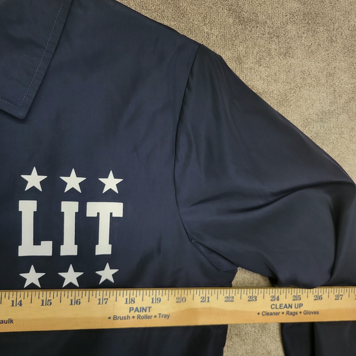 Eighty Eight Platinum LIT Windbreaker Jacket Mens M Snaps Eighty Eight Platinum LIT Windbreaker Jacket Mens M Snaps