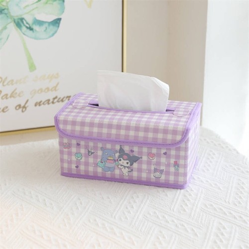 HELLO KITTY TISSUE COVER Box Holder Canvas Vintage SANRIO KAWAII - Picture 11 of 15