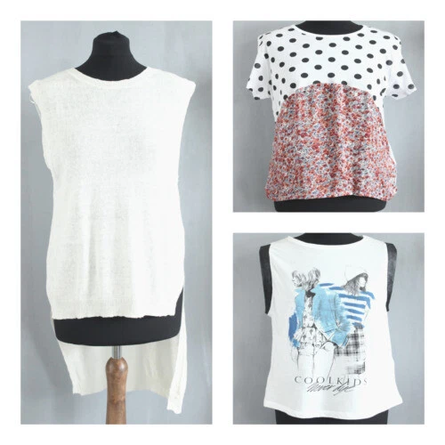 T-shirt, maglie e camicie da donna bianchi Zara