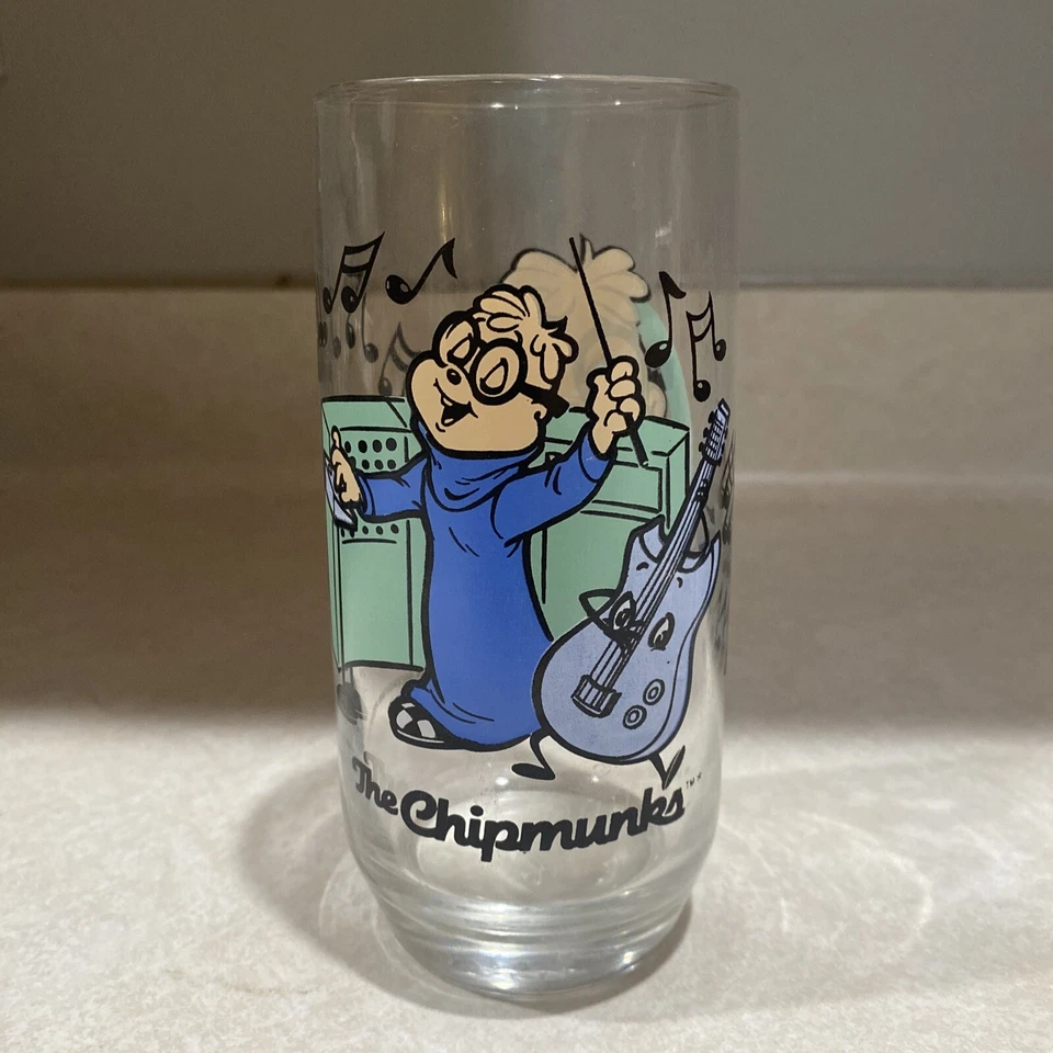 Винтаж 1985 Коллекционные Стеклянные Элвин и Бурундуки Simon - Изображение 3 из 4