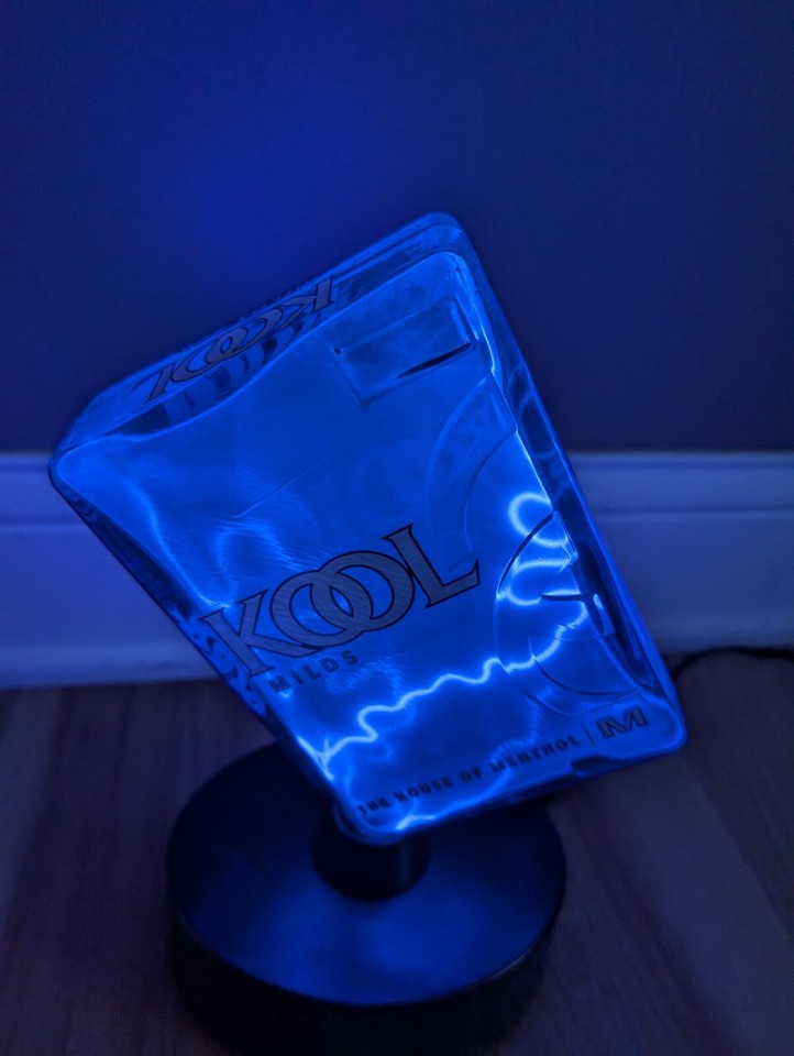 Vintage Kool Mild Tobacco Cigarette Advertising Sign Gas Motion Plasma