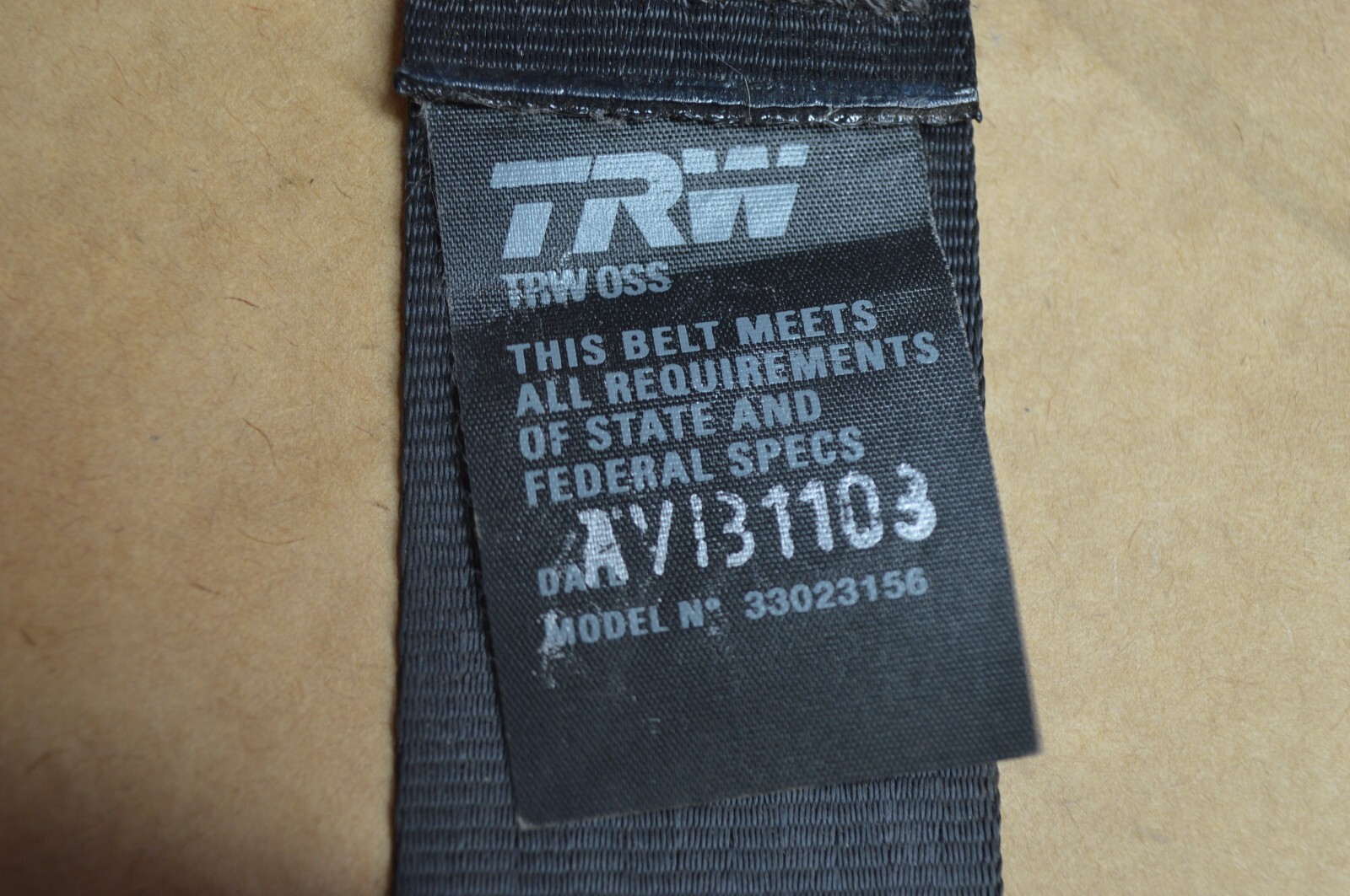 2004 M138 MASERATI M128 COUPE GT FRONT & REAR LEFT RIGHT SIDE SEAT BELT SET OF 4