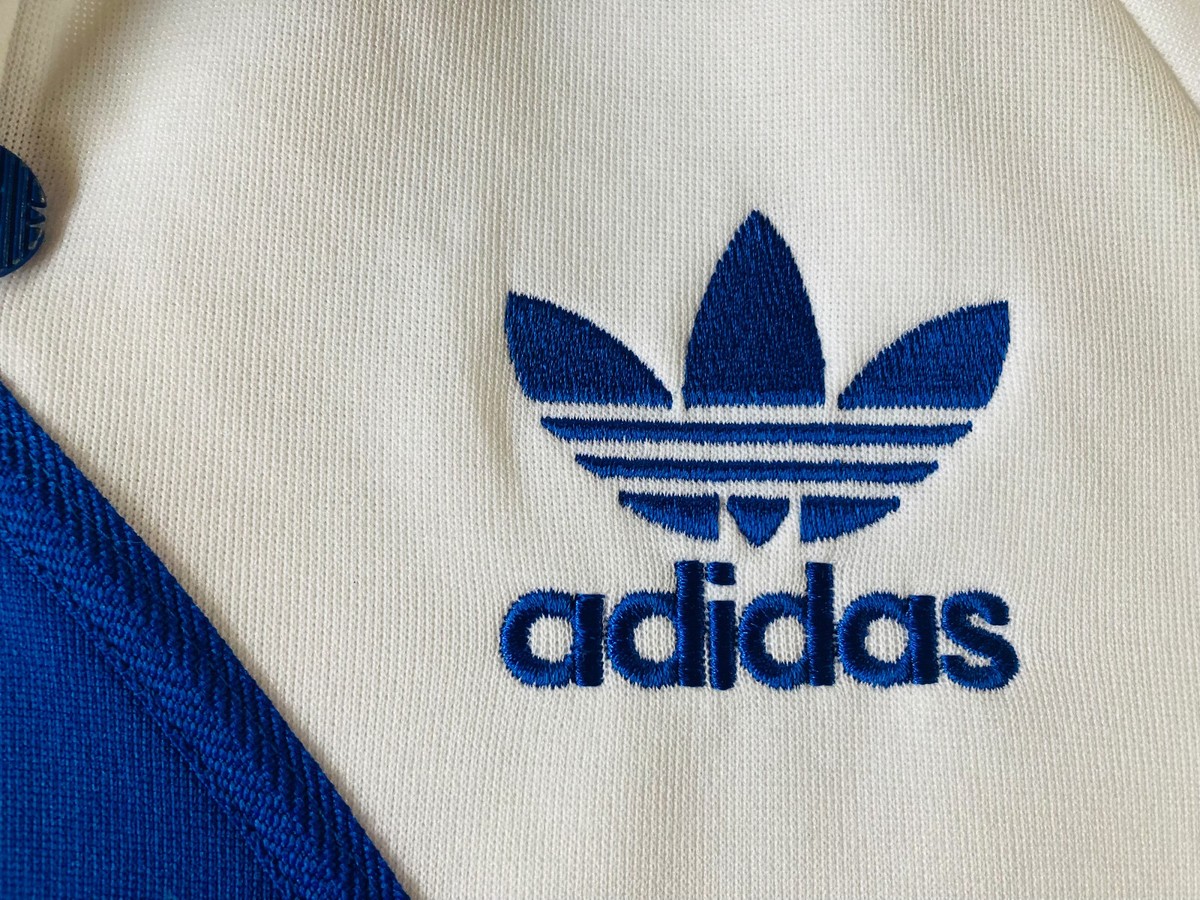 RARE Vintage Y2K Adidas Three Stripe Track Jacket Trefoil