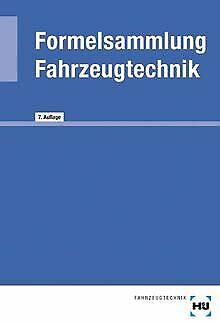 Formelsammlung Fahrzeugtechnik von Elbl, Helmut, Föll, W... | Buch | Zustand gut - Helmut Elbl