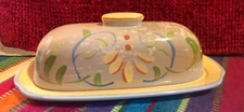 Macys Handpainted Covered Butter Dish  The Cellar Japan