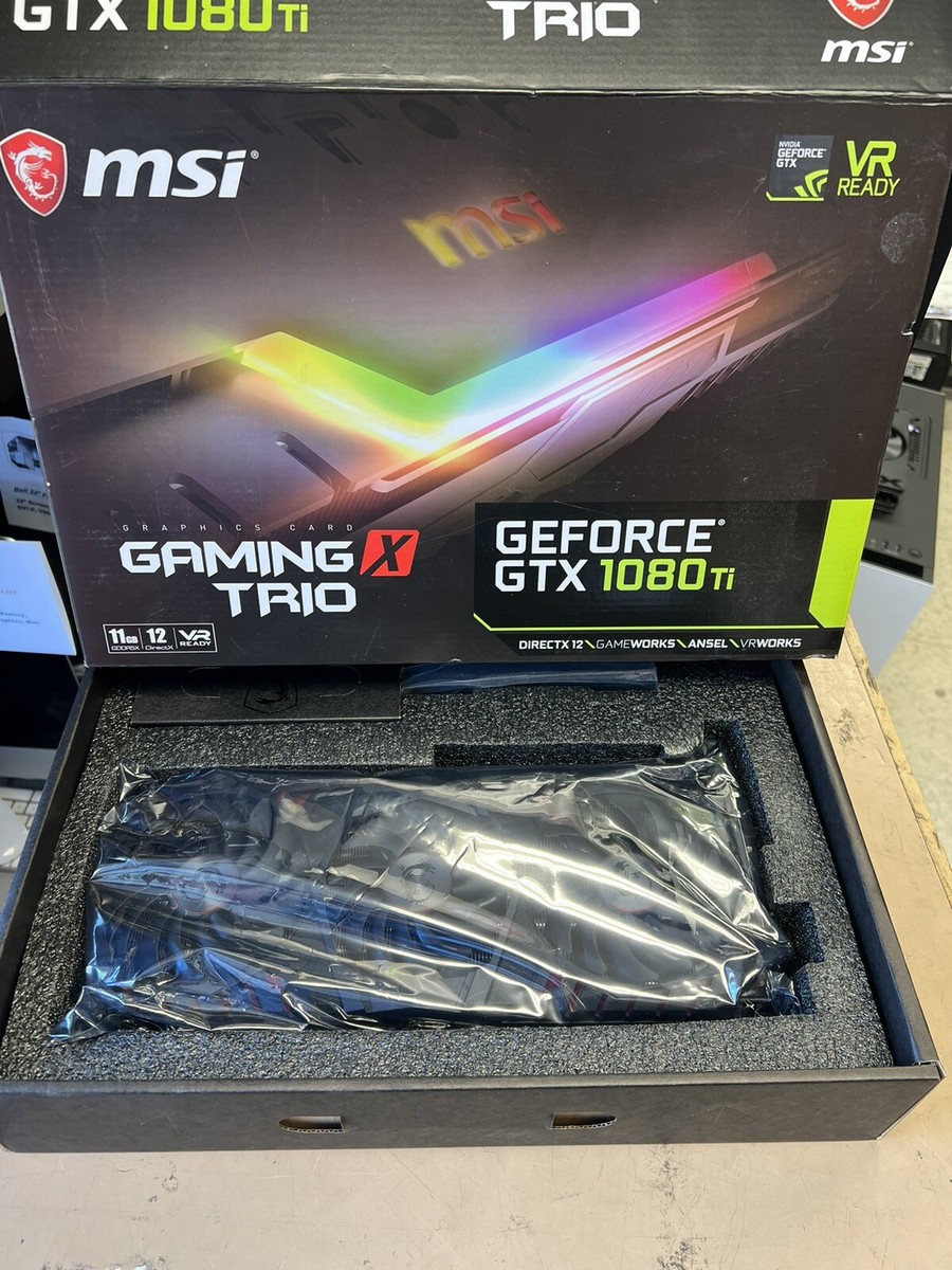 MSI NVIDIA GeForce GTX 1080 Ti Gaming X TRIO 11GB GDDR5X Graphic