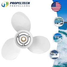Outboard Boat Propeller 9 1/4x10 Fit Yamaha Outboard Engine 9.9-20HP 9.25 x 10