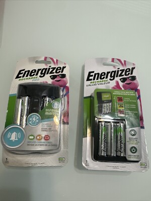 ENERGIZER ACCU RECHARGE BASE CHARGER WITH 4 AA 1300mAh BATTERIES & USB CABLE S1