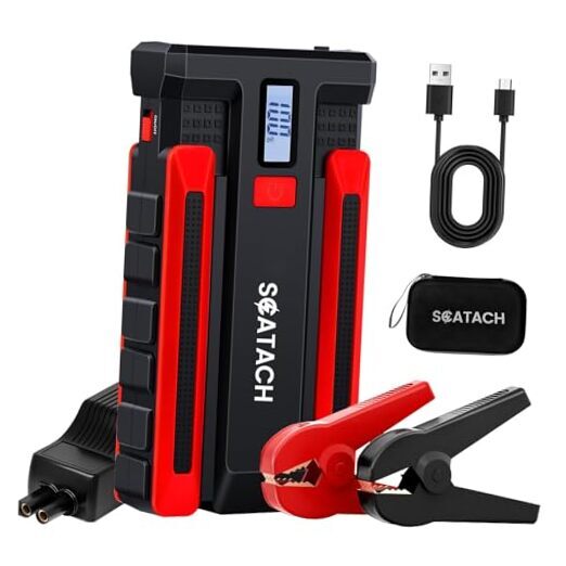 002 4000A Car Battery Jump Starter,12V Jump Starter Battery Scatach 002 4000A