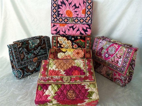 NWT Vera Bradley Julia Handbag Convertible Crossbody/Lunch Buddy Pattern Choice! - 第 1/16 張圖片