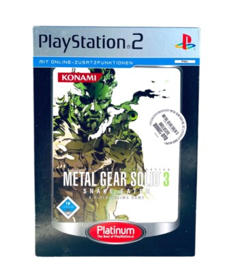 Metal Gear Solid 3: Snake Eater - Playstation 2 (PS2, 2005) STEELBOOK EDITION