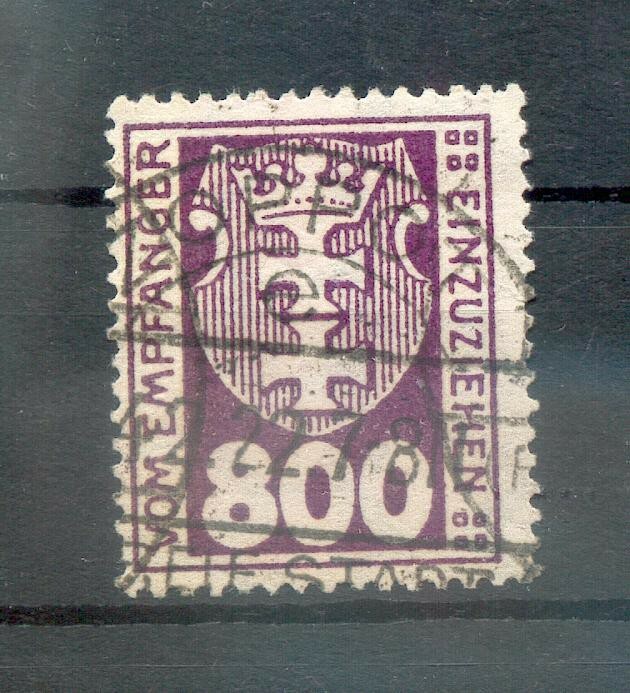 Danzig PORTO 13a Genuine Stamped BPP 130EUR (72648)
