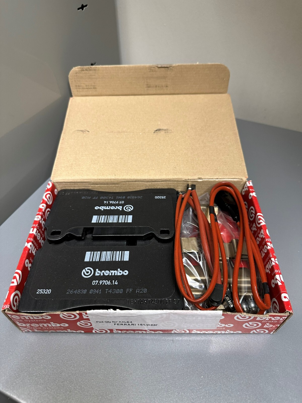 OEM FERRARI FF, GT4C LUSSO Rear Brake Pads 70002328