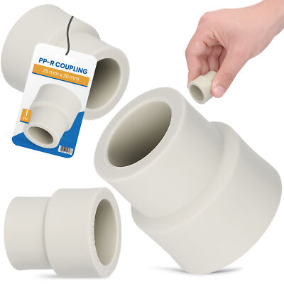 PP-R Kupplung 25x20 mm Muffe Reduzierung Schweißtechnik Fitting Rohr Verbindung