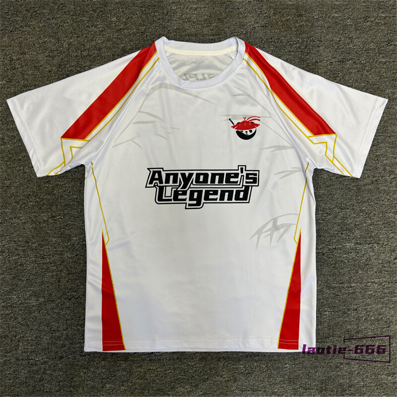 LOL 2025 AL Team T-shirt LPL MSI Anyone's Legend Esport White TEE