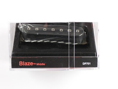 DiMarzio Blaze 7 String Middle Single Coil Pick-up Black W/Chrome Poles DP 701