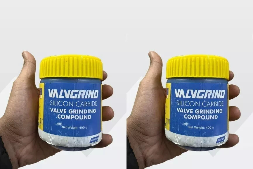 2 PCS Silicon Carbide Valve Lapping Compound 400g Fine Grade 220 Grit