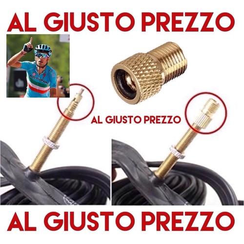 Adattatore per Valvole specifico per Bici Da Corsa M T B Gonfia con  Compressore | eBay