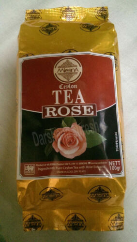 Thé de Ceylan naturel aromatisé à la rose Mlesna 100 g l'histoire du thé de Ceylan commence ove - Photo 1 sur 3