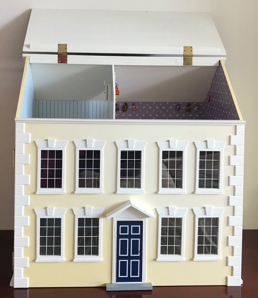 LARGE STATELY HOME DOLLS HOUSE WITH FURNITURE INCLUDED.. eBay